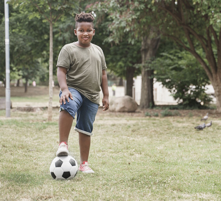 boy-with-soccer-ball Young boy with soccer ball